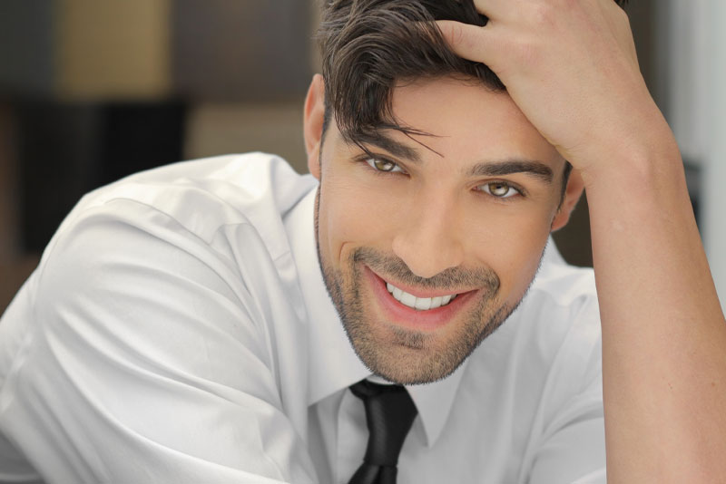 dental patient smiling